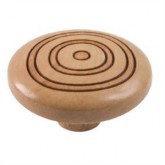 Wooden Engraved Knob 420HN